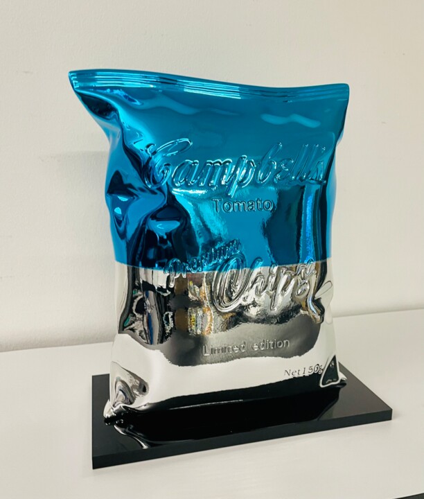 Sculpture titled "Amazing Chips XL" by N Nathan, Original Artwork, Resin