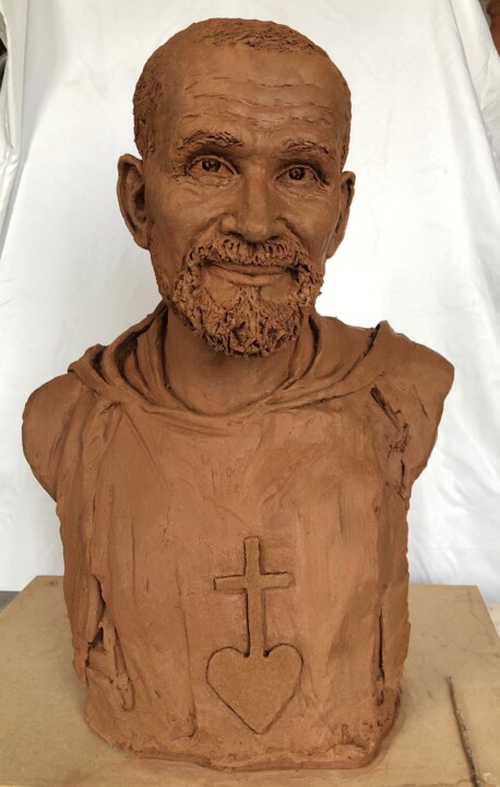 雕塑 标题为“Saint-Charles de Fo…” 由Nacera Kaïnou, 原创艺术品, 兵马俑