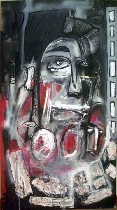 绘画 标题为“Frustración anatómi…” 由Nacho Martínez, 原创艺术品, 其他