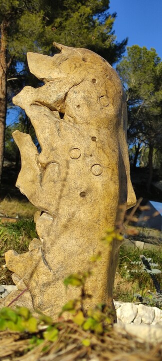 Sculpture intitulée "Kasaî" par Nad, Œuvre d'art originale, Terre cuite