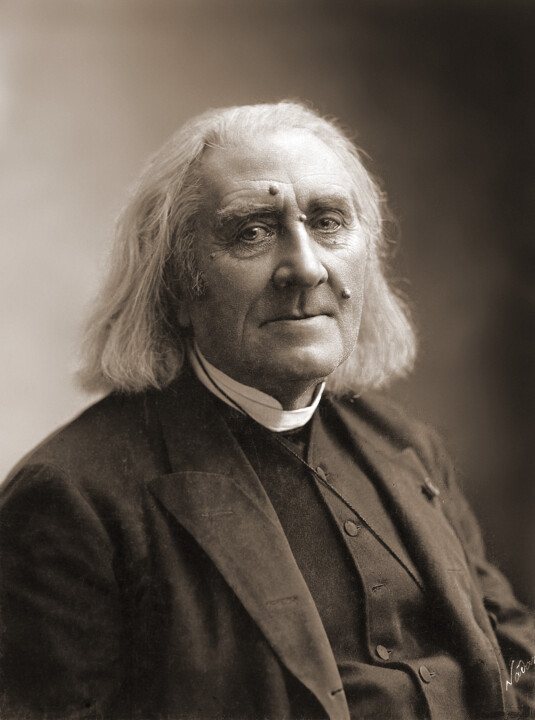 "Franz Liszt" başlıklı Fotoğraf Nadar tarafından, Orijinal sanat, Fotoşopsuz fotoğraf