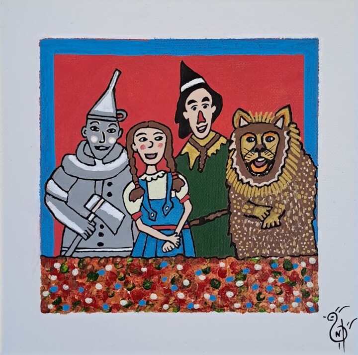 "Le Magicien d'Oz" başlıklı Tablo Nadège Dubreuil tarafından, Orijinal sanat, Akrilik