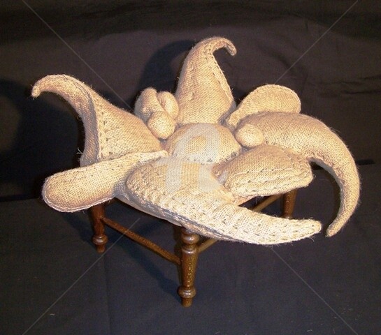 Design titled "footstool" by Nadege Frouin Brackez (NFB), Original Artwork