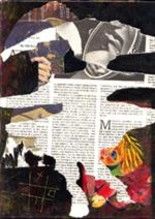Pittura intitolato "bambina di carta" da Magnabosco Nadia, Opera d'arte originale