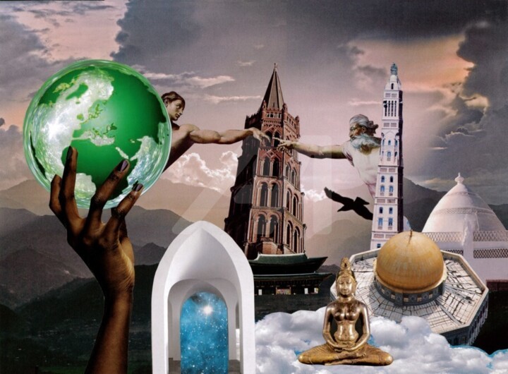 Photographie intitulée "Un seul Paradis.jpg" par Nadine Hiver, Œuvre d'art originale,