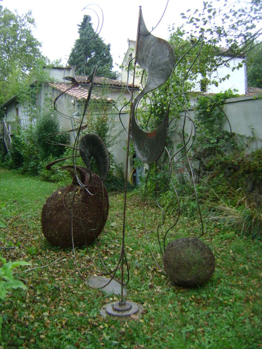 「"jardin de sculptur…」というタイトルの写真撮影 Nadine Trescartes (fildefériste)によって, オリジナルのアートワーク