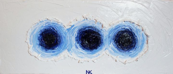 Malerei mit dem Titel "brokenSoul 2" von Nadja Klimek, Original-Kunstwerk, Öl
