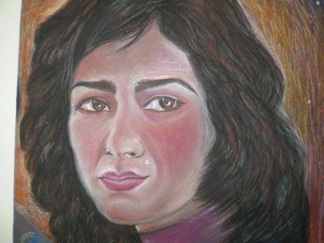 Painting titled "avtoprtert,_pastel.…" by Nadya, Original Artwork