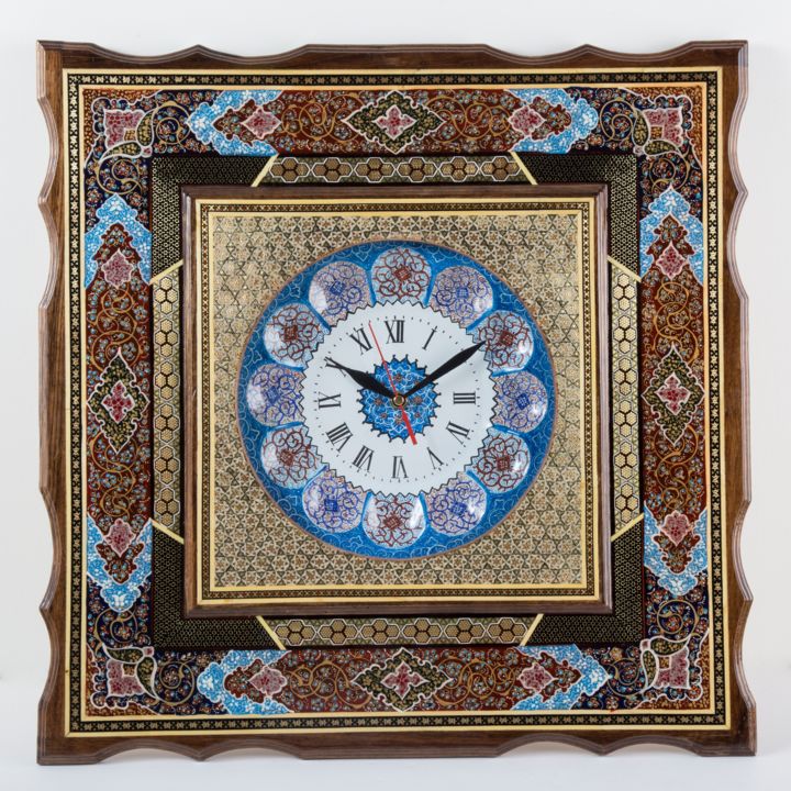 Design intitolato "wall clock" da Naeim Rahmani, Opera d'arte originale