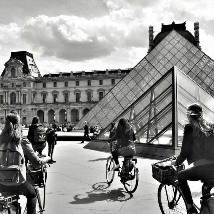 "le Louvre" başlıklı Fotoğraf Nana Plamadeala-Kiritchenko tarafından, Orijinal sanat, Fotoşoplu fotoğrafçılık