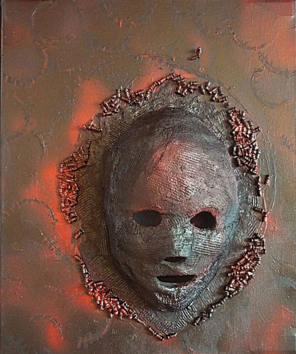 Sculpture intitulée "Mort" par Nancy Cardinal, Œuvre d'art originale, Autre
