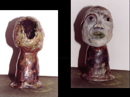 Sculpture titled "Mente abierta" by Nancy Ordoñez  Del Villar, Original Artwork, Ceramics