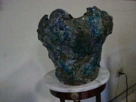 Sculpture titled "La Cofradia" by Nancy Ordoñez  Del Villar, Original Artwork, Ceramics