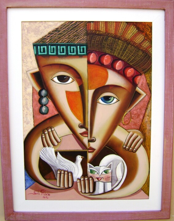 Painting titled "lm.jpg" by Nando Ribeiro, Original Artwork
