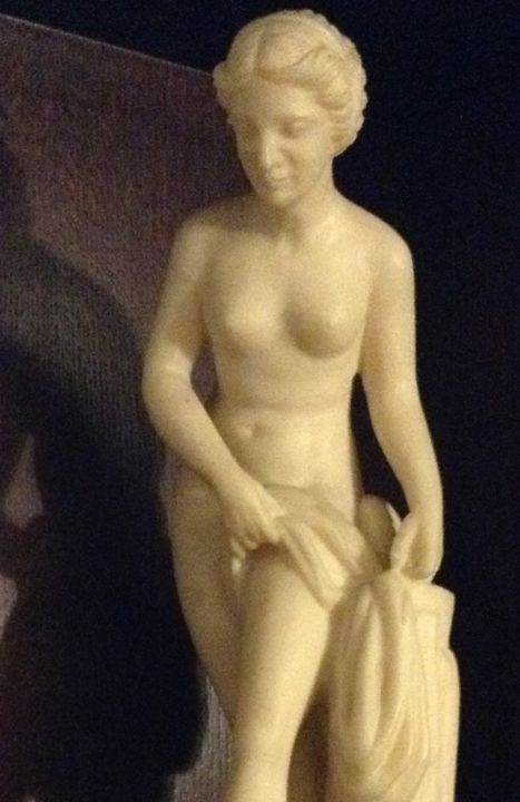 Sculptuur getiteld "Estatua Diosa Venus…" door Gema Margarit, Origineel Kunstwerk, Hars
