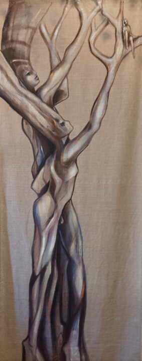 Painting,  82.7x31.5 in 
