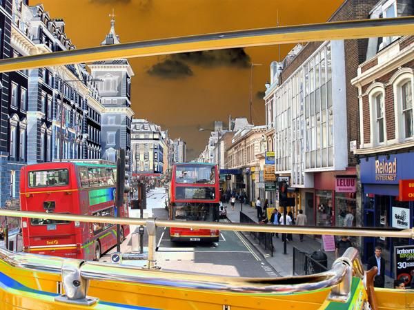 Artes digitais intitulada "Street 7 London" por Cris Orfescu, Obras de arte originais
