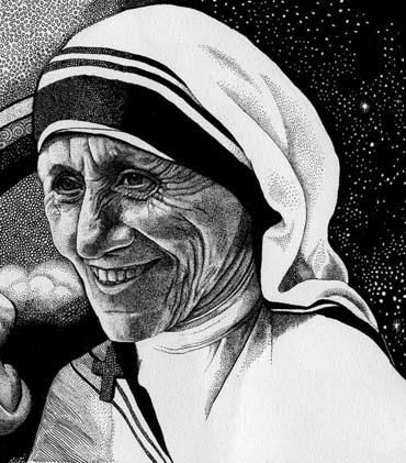 Installation intitulée "Mother Teresa (deta…" par Nan Sea Love, Œuvre d'art originale