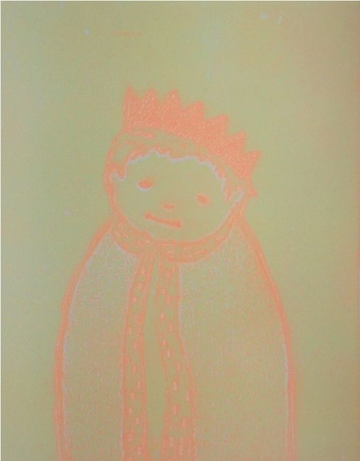 Gravures & estampes intitulée "Charlie" par Naoko Shirakawa, Œuvre d'art originale, Gravure