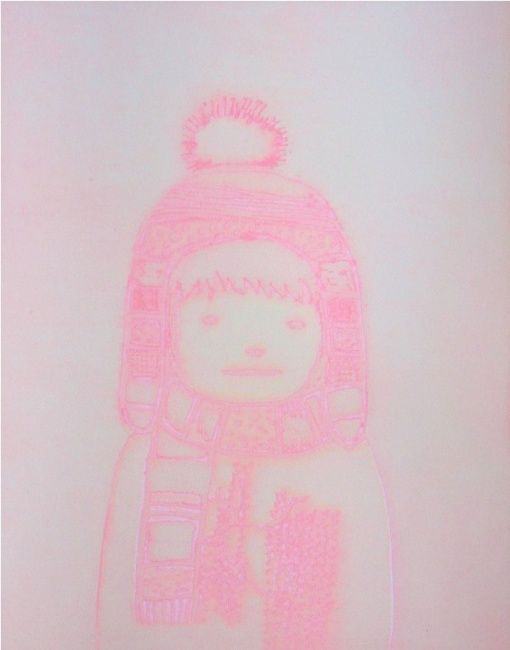 Gravures & estampes intitulée "sister" par Naoko Shirakawa, Œuvre d'art originale, Gravure