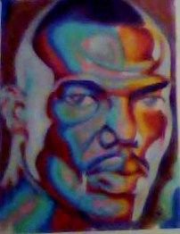 Painting titled "man" by Eddie Zink, Original Artwork, Oil