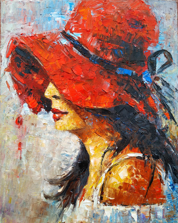 Painting titled "Small pictures seri…" by Narek, Original Artwork, Oil Mounted on Wood Stretcher frame