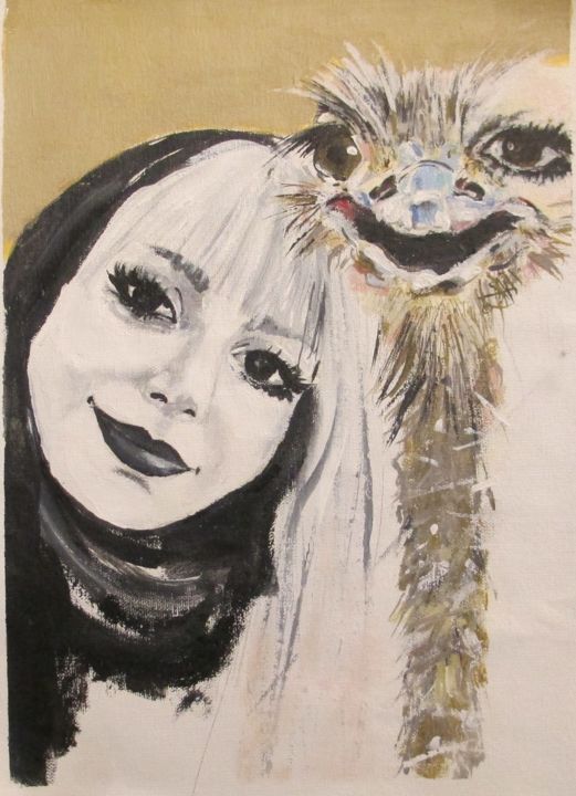 Painting titled "Untitled" by Narges Soleimanzadeh, Original Art, Acrylic