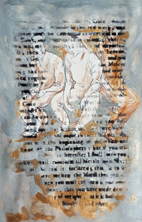 Zeichnungen mit dem Titel "20190708-160924.jpg" von Narine Grigoryan, Original-Kunstwerk, Tinte