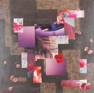 Collages intitulée "Un, deux, trois, qu…" par Nash, Œuvre d'art originale, Collages