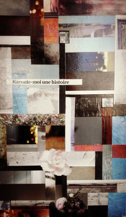 Collages titled "Raconte-moi une his…" by Nash, Original Artwork