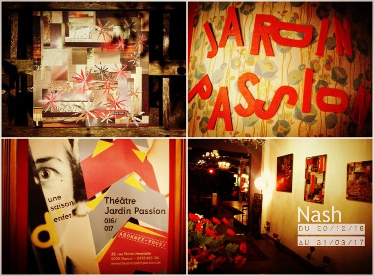 Papiers collés, collages, Namur, théâtre, Nash