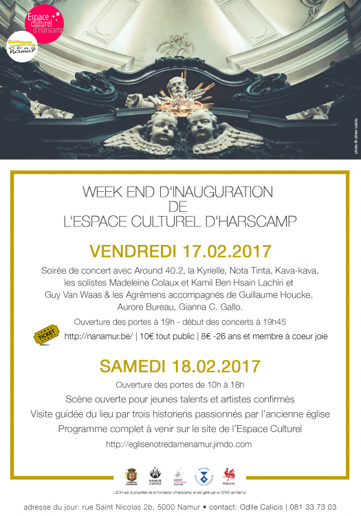 Culture, Namur, Exposition, Art, Scène ouverte, Inauguration, Eglise, Espace culturel
