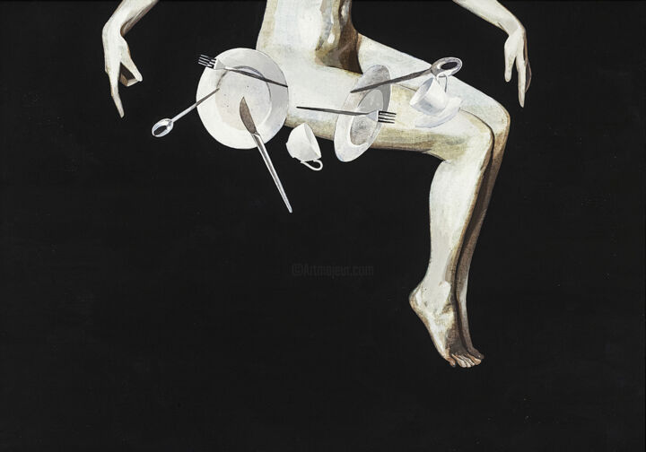 Malarstwo zatytułowany „Знание Марии” autorstwa Anastasia Kuznetsova, Oryginalna praca, Tempera
