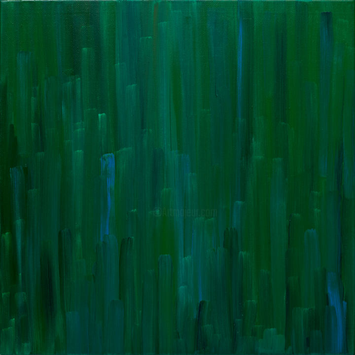 Картина под названием "Forest" - Nataliia Sydorova, Подлинное произведение искусства, Масло Установлен на Деревянная рама дл…