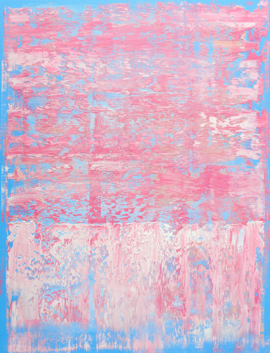Картина под названием "Purple Sunrise" - Nataliia Sydorova, Подлинное произведение искусства, Масло Установлен на Деревянная…