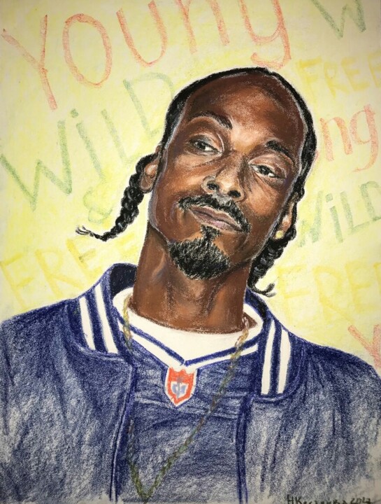 "Snoop Dogg" başlıklı Tablo Natalia Kostrova tarafından, Orijinal sanat, Pastel
