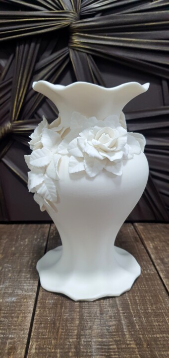 设计 标题为“Vase "ROSE GARDEN"” 由Natalia Pechenkina, 原创艺术品, 陶瓷