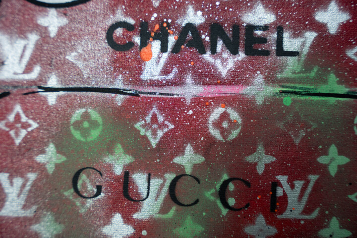 Chanel live love &. Louis Vuitton Painting by Natalie Otalora