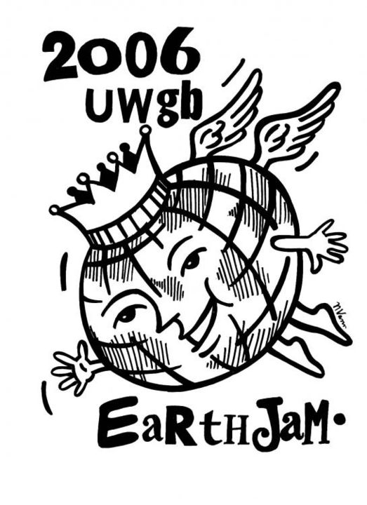 Digital Arts titled "earth jam 2006 t sh…" by Natalie Vann, Original Artwork