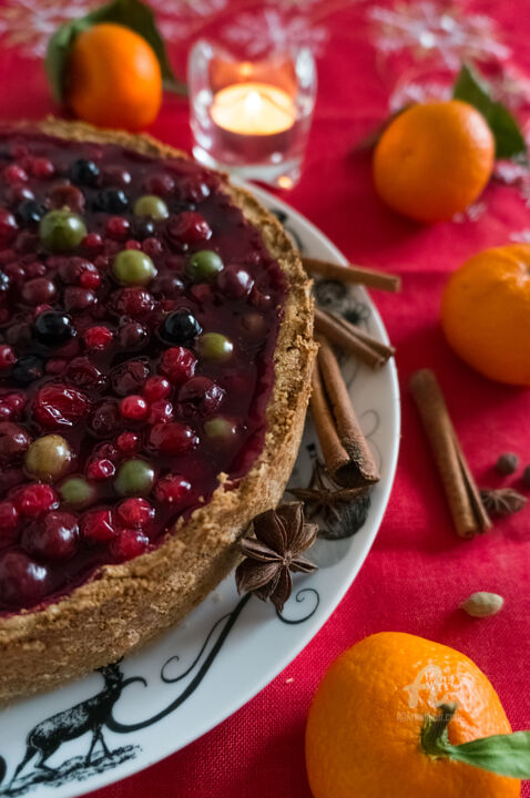 Фотография под названием "cheesecake with red…" - Nataliia Belozerova, Подлинное произведение искусства, Цифровая фотография