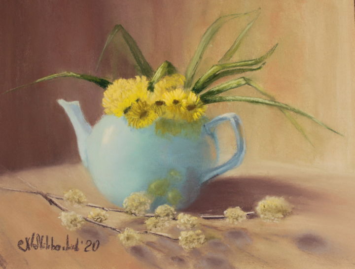 Painting titled "Prior to Easter II" by Nataly Mikhailiuk, Original Artwork, Pastel
