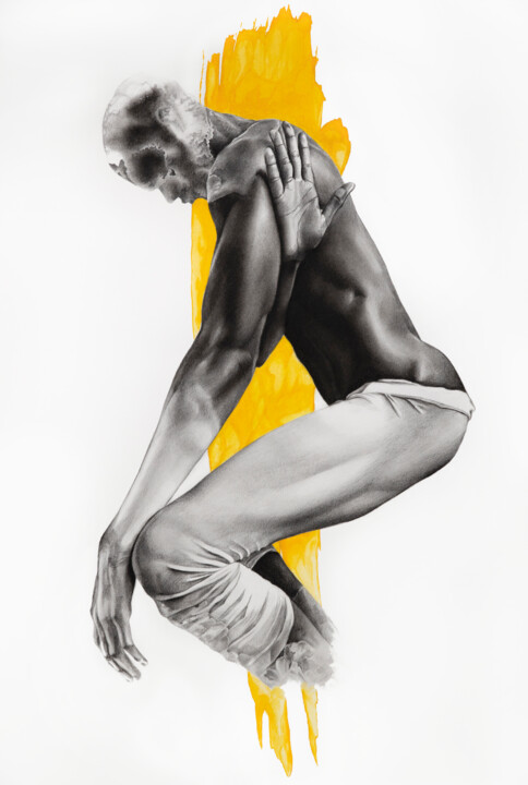 Dessin intitulée "ANIMA DANCE" par Natalya Pravda, Œuvre d'art originale, Acrylique