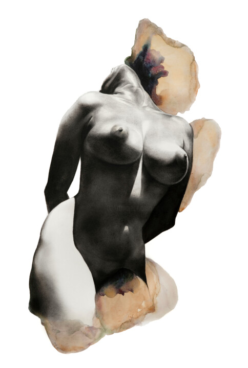 Рисунок под названием "SELFNESS" - Наталя Правда, Подлинное произведение искусства, Пастель