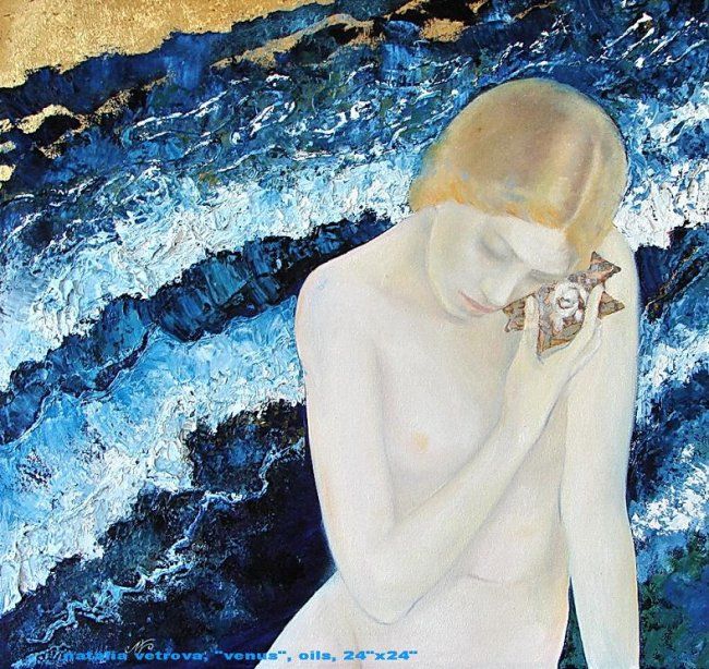 Painting titled "Venus" by Natalia Vetrova, Original Art, Oil