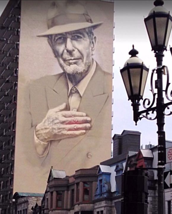 Photographie intitulée "Leonard Cohen . Art…" par Nathalie De Courrèges, Œuvre d'art originale, Photographie numérique