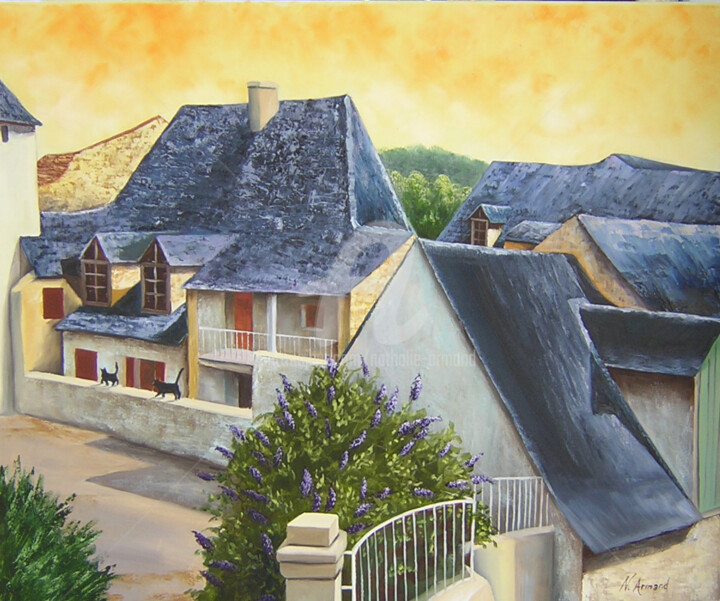 Painting titled "Le Biscondo" by Nathalie Armand, Original Artwork