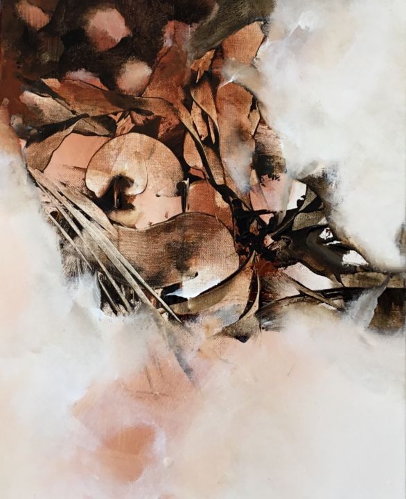 Pittura intitolato "L'entre-deux" da Nathalie Bardyn, Opera d'arte originale, Acrilico