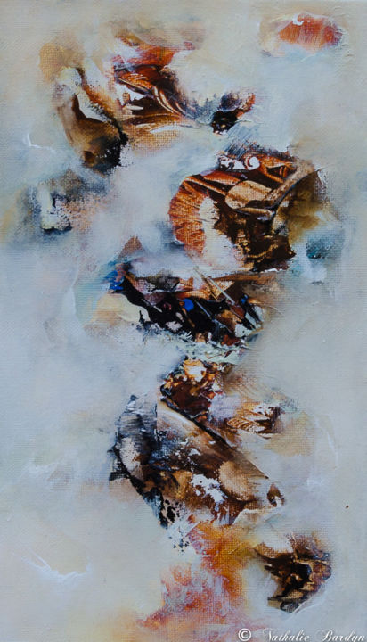 Malarstwo zatytułowany „Les îles” autorstwa Nathalie Bardyn, Oryginalna praca, Akryl