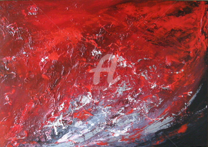 Painting titled "BREAK DOWN OF THE S…" by Nathalie Morin, Original Artwork, Acrylic