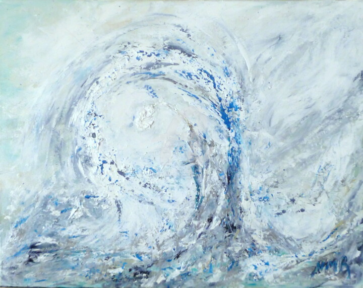 Pintura titulada "GIFT FROM THE SEA" por Nathalie Morin, Obra de arte original, Acrílico Montado en Bastidor de camilla de m…